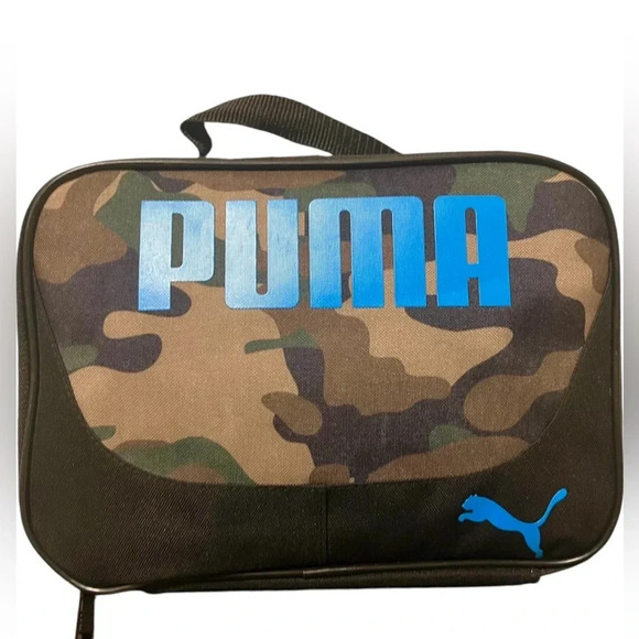 PUMA army Insulated Lunch Box square zippered - Picture 1 of 5